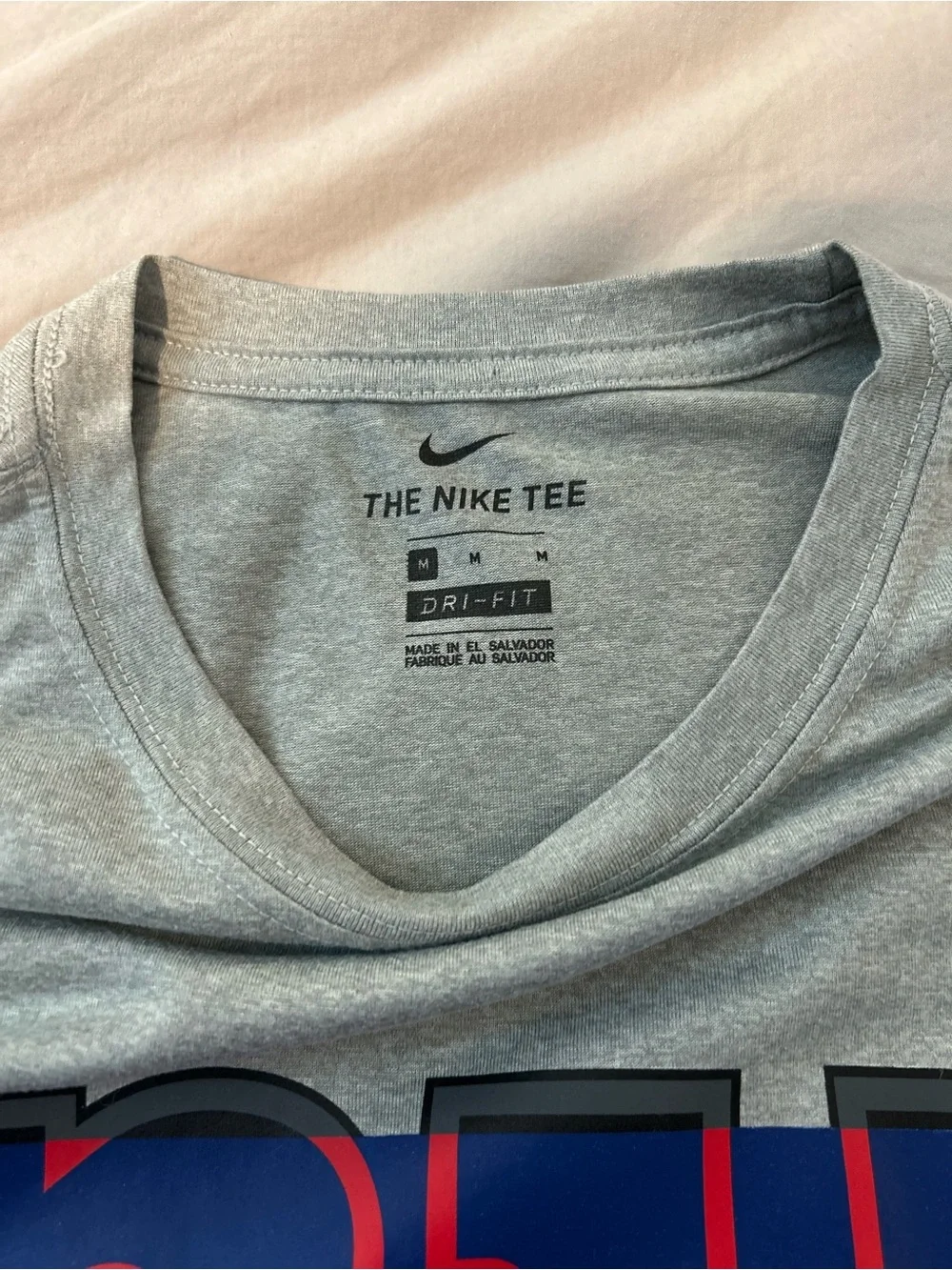 Nike New York Giants Dri-FIT Gray Graphic Tee Shirt Men’s Medium NFL